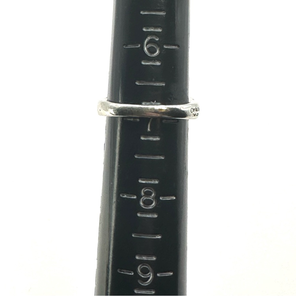 Lagos Caviar Fluted Black Onyx , Silver &18 Kt  Gold Ring Size 7 - Picture 10 of 10